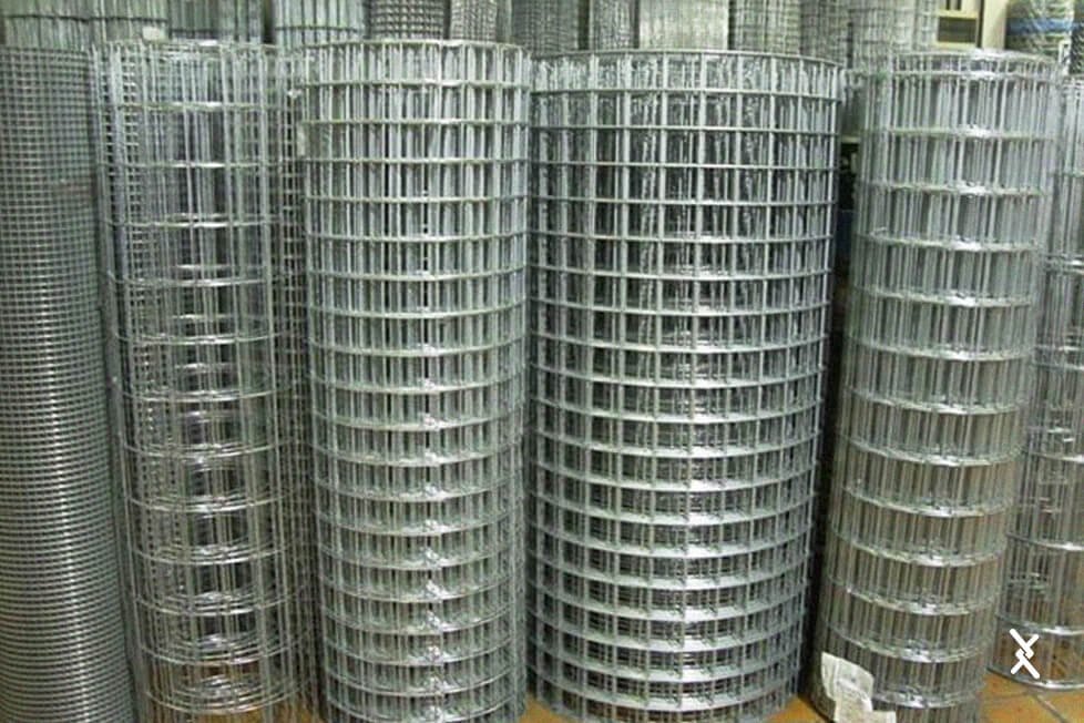 Imagem de diversas bitolas e modelos de telas soldadas
